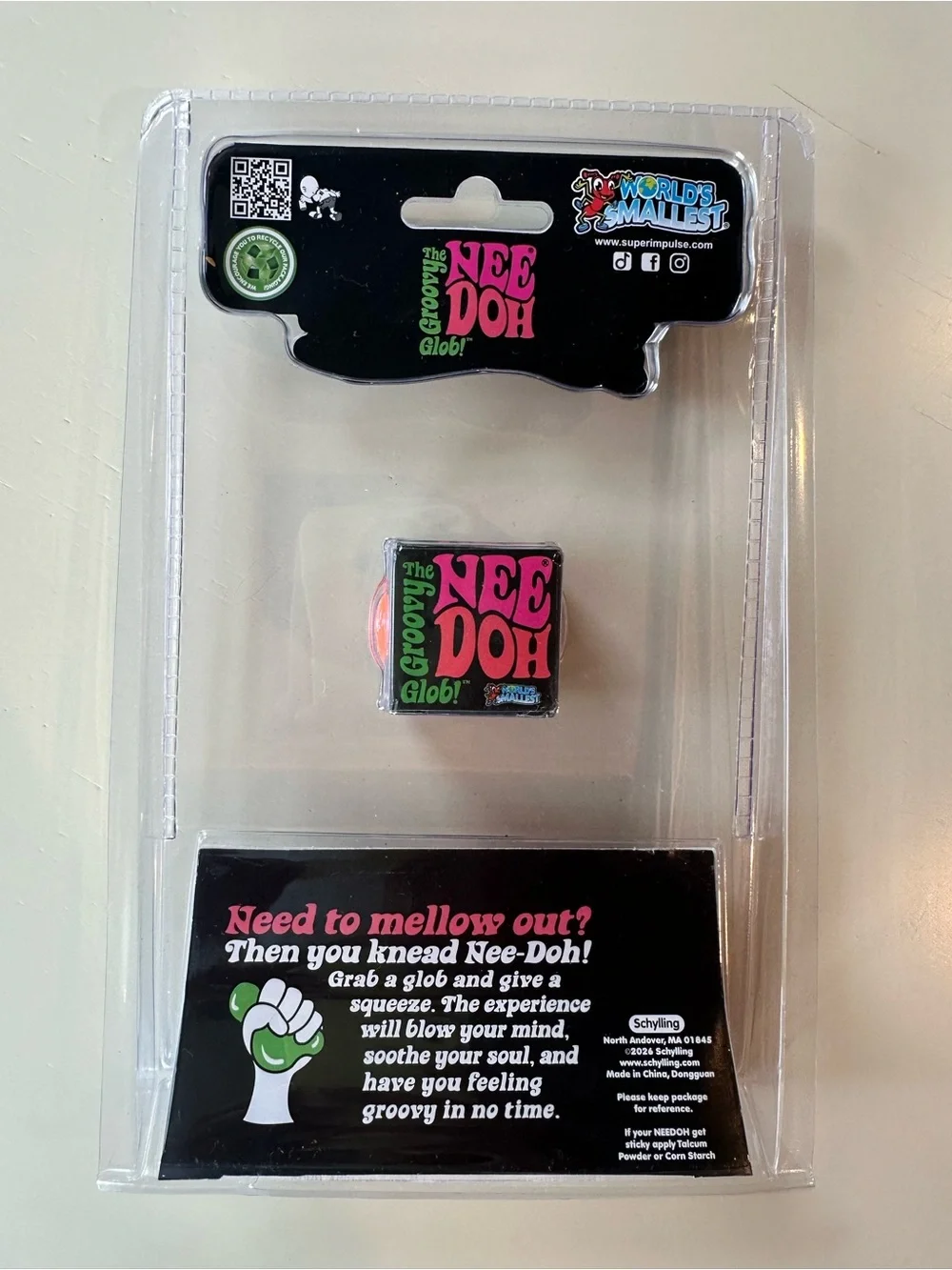 World’s Smallest Needoh - Orange